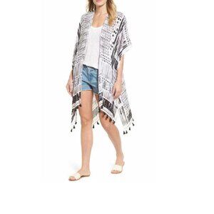 Caslon Monochrome Patterned Cover-Up